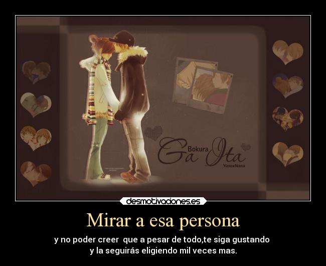 Mirar a esa persona -