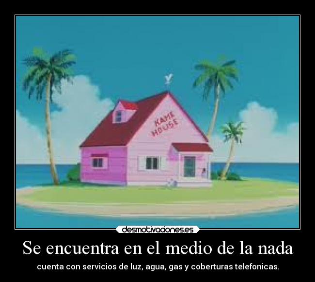 Se encuentra en el medio de la nada - cuenta con servicios de luz, agua, gas y coberturas telefonicas.
