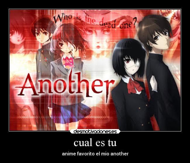 cual es tu - anime favorito el mio another