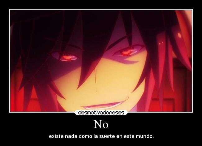 carteles anime game life nogamenolife sora desmotivaciones