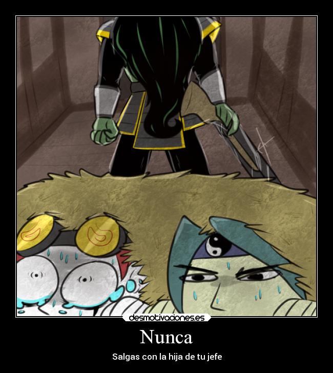 carteles anime jackspicer chaseyoung shadow desmotivaciones