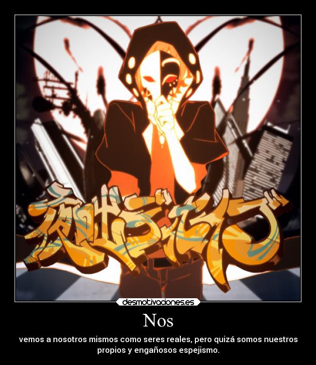 carteles anime mekakucity actors kagerou project shuuya kano kanoshuuya desmotivaciones