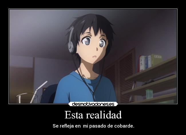 carteles anime miedo sword art online kirito super cartel seira desmotivaciones