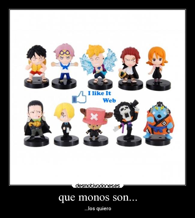 que monos son... -