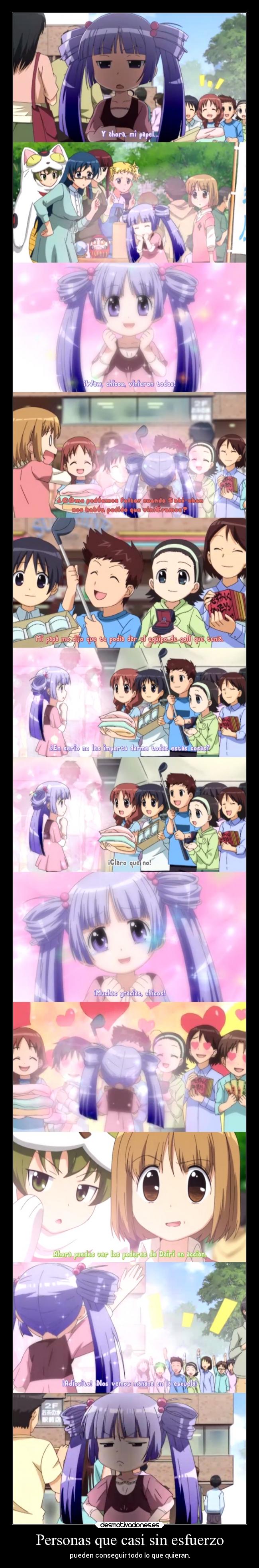 Personas que casi sin esfuerzo -