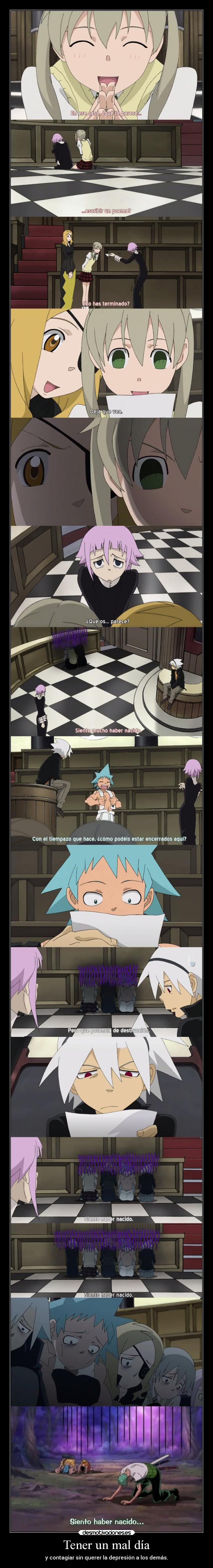 carteles anime raptorhunters harukaze manga otaku soul eater depresion chrona oneiece one piece zoro desmotivaciones