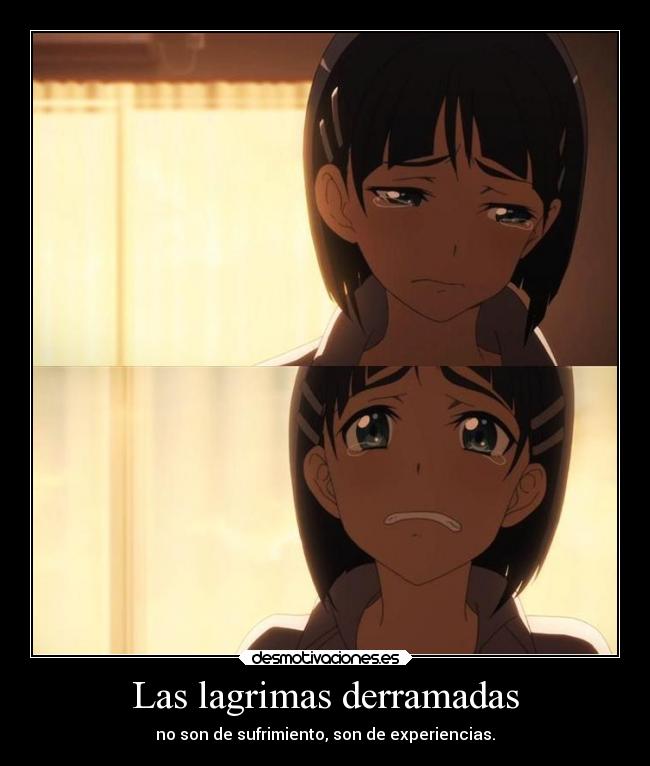 Las lagrimas derramadas -