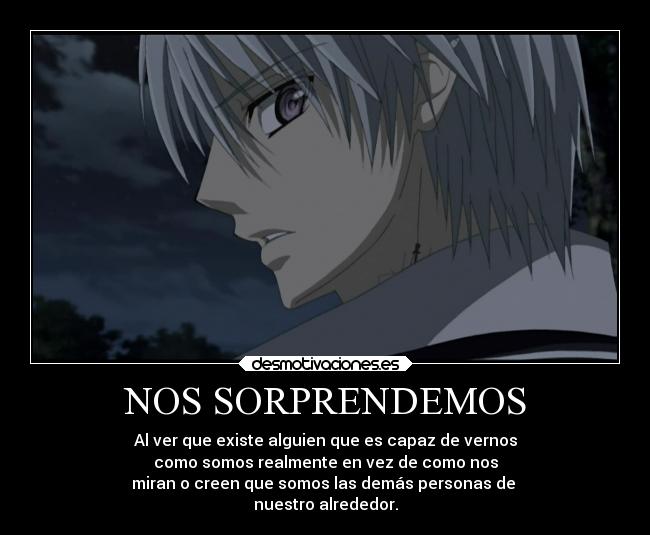 carteles anime zero kiryuu vampire knight desmotivaciones