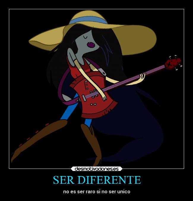 SER DIFERENTE - no es ser raro si no ser unico