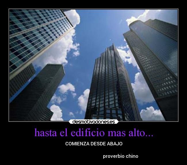 hasta el edificio mas alto... -