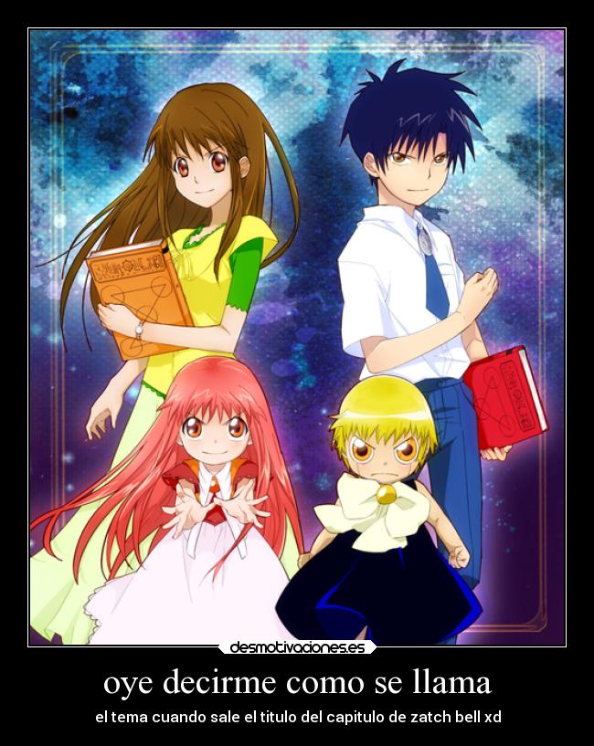 carteles ayuda desmotivaciones willyk zatch bell desmotivaciones