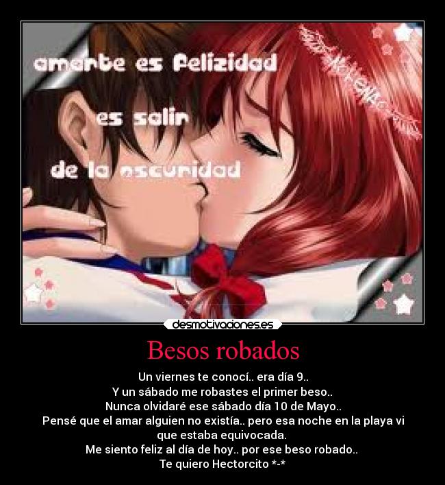 Besos robados -