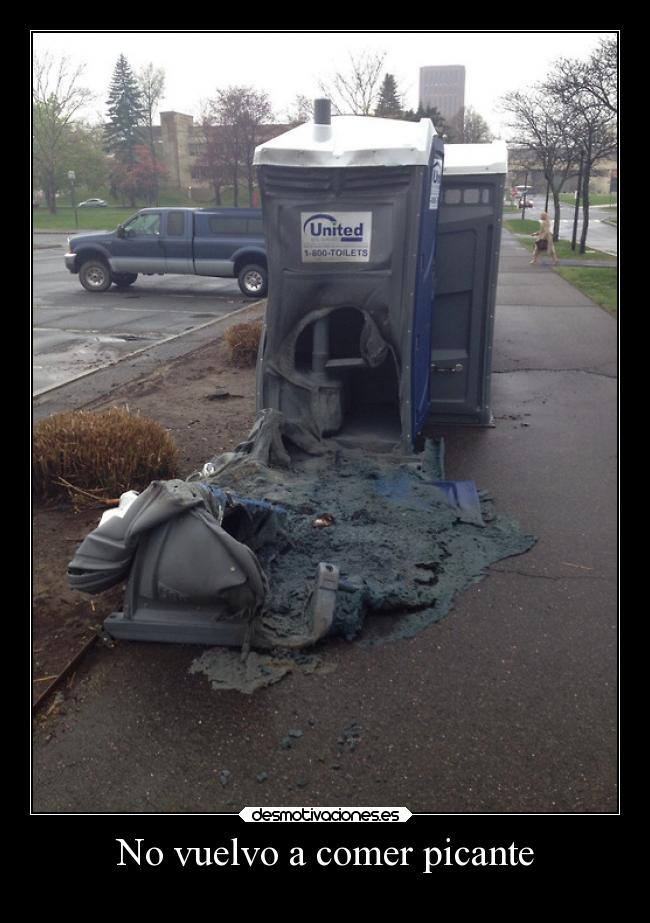 No vuelvo a comer picante - 