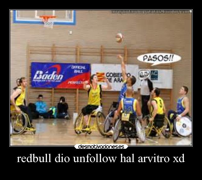 redbull dio unfollow hal arvitro xd - 