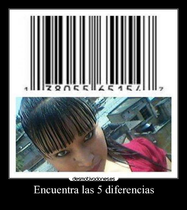 Encuentra las 5 diferencias - 