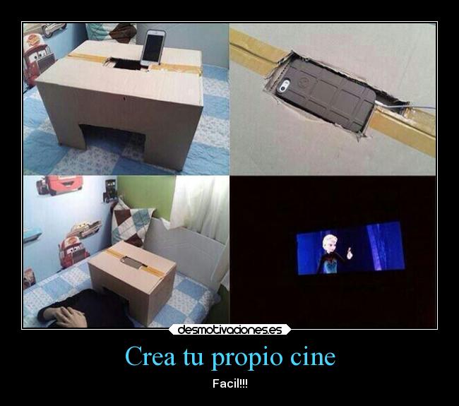 Crea tu propio cine -