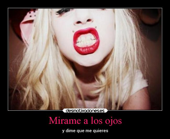 Mirame a los ojos -