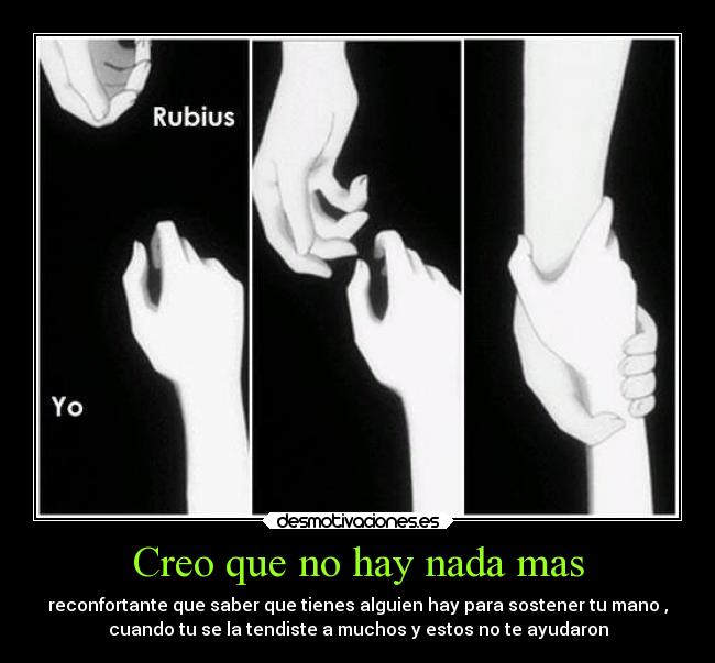 Creo que no hay nada mas - 