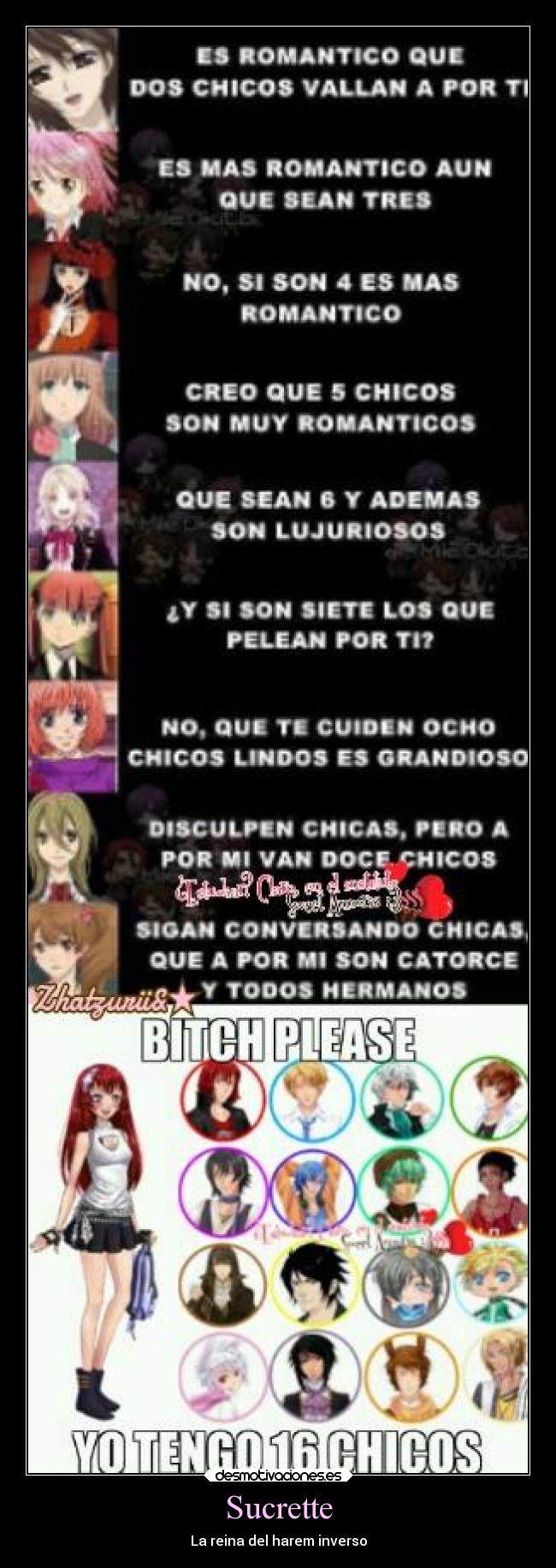 Sucrette - La reina del harem inverso