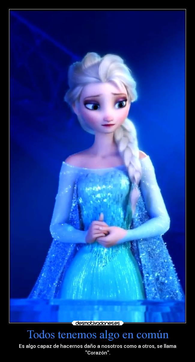 carteles corazon dano frozen elsa desmotivaciones