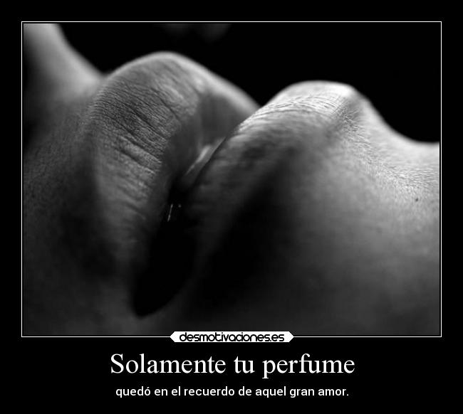 Solamente tu perfume -
