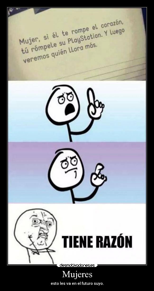 Mujeres - esto les va en el futuro suyo.