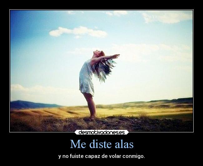 Me diste alas -