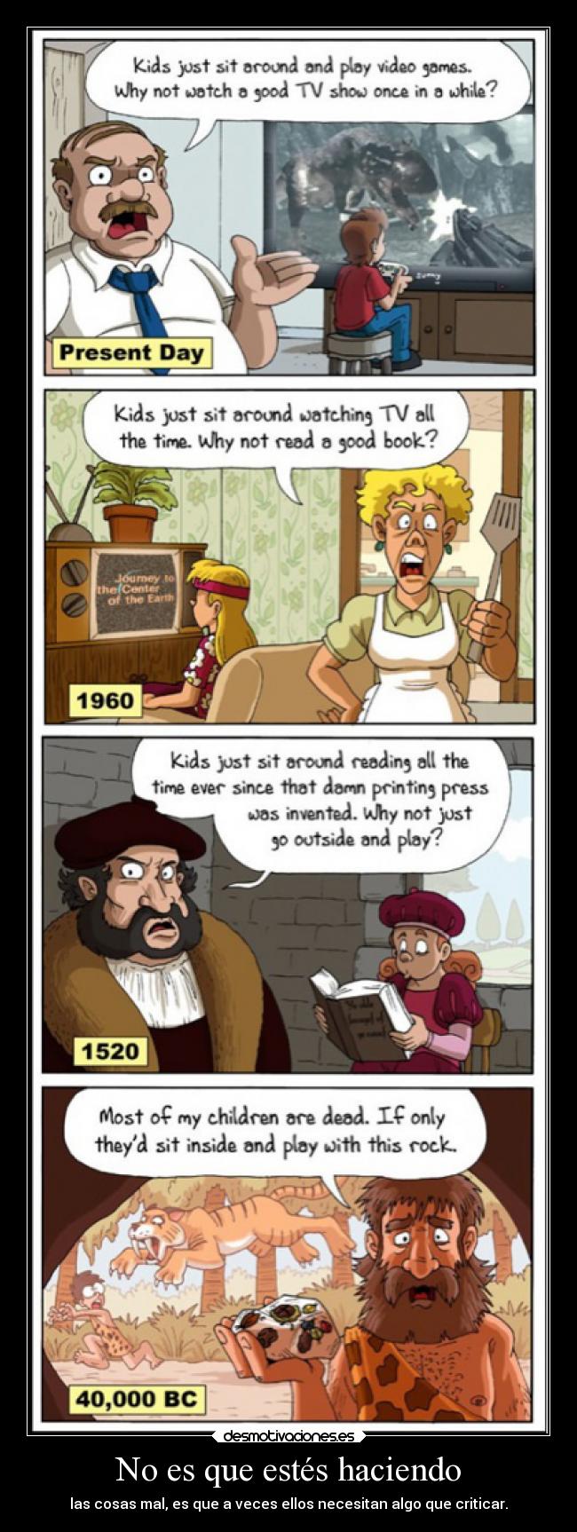 No es que estés haciendo - 