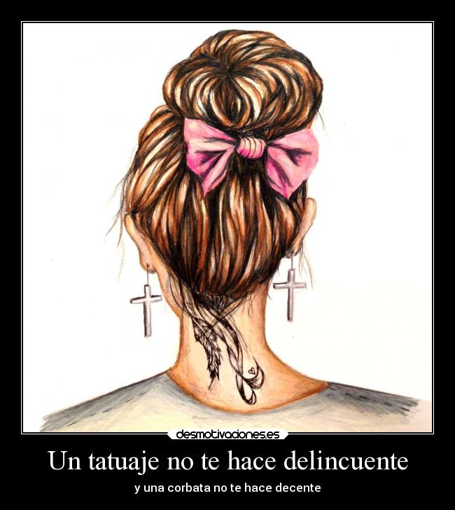 Un tatuaje no te hace delincuente -