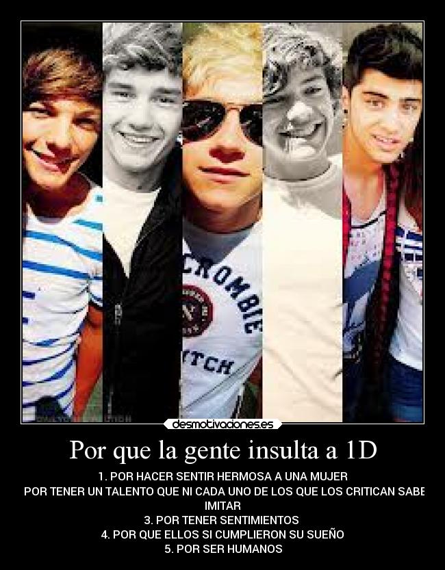 carteles debilidad corazon one direction criticado por envidia desmotivaciones