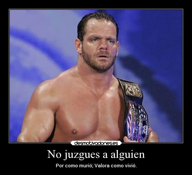 No juzgues a alguien -