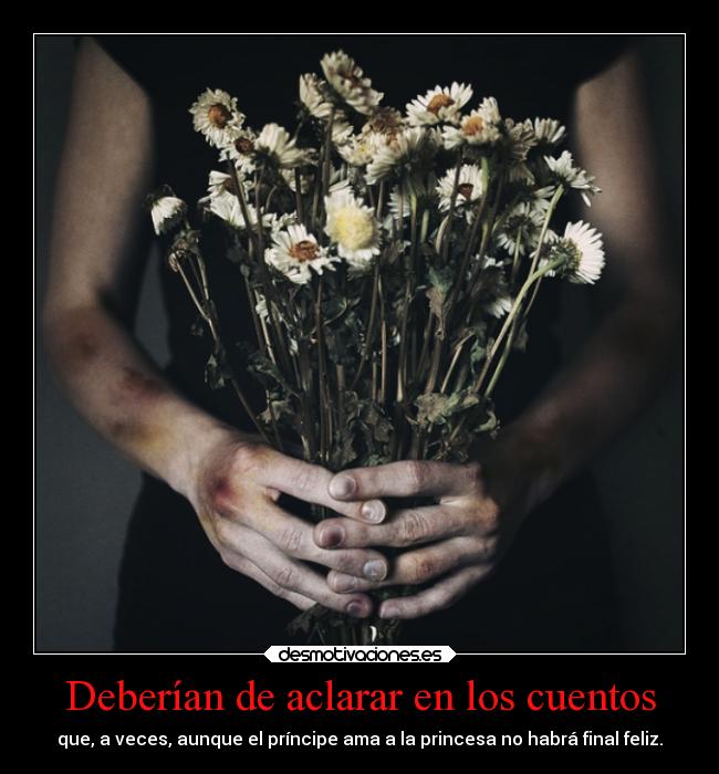 Deberían de aclarar en los cuentos -