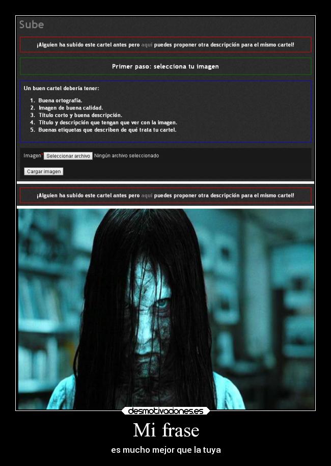 carteles desmotivaciones imagenrepetida mecagoentodoloquesemenea frase envidia tevoyamatar desmotivaciones