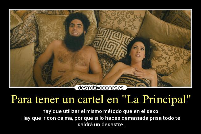 carteles desmotivaciones sexo humor cine principal dictador dictator desmotivaciones