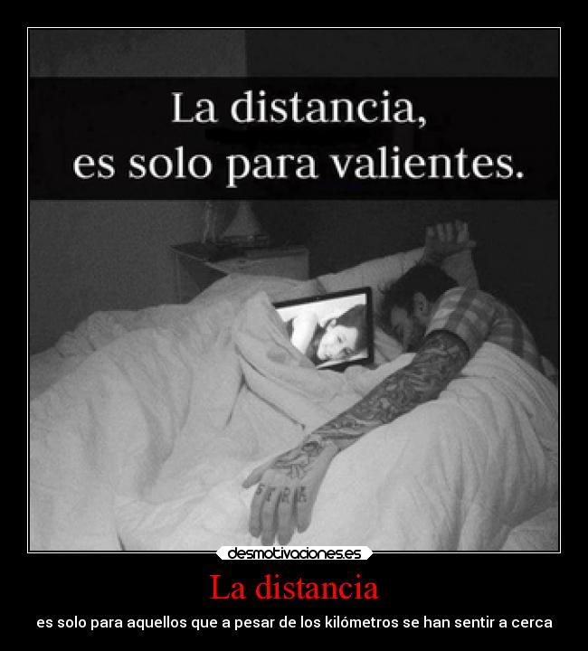 La distancia -