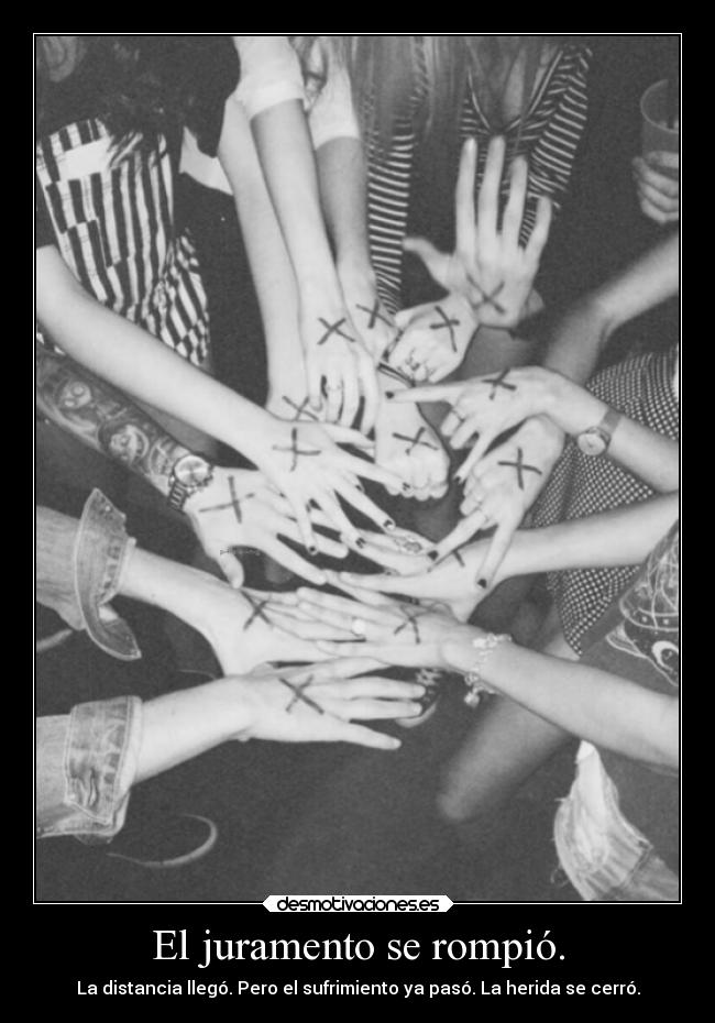 El juramento se rompió. - 