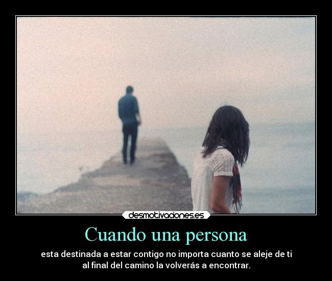 Cuando una persona - 