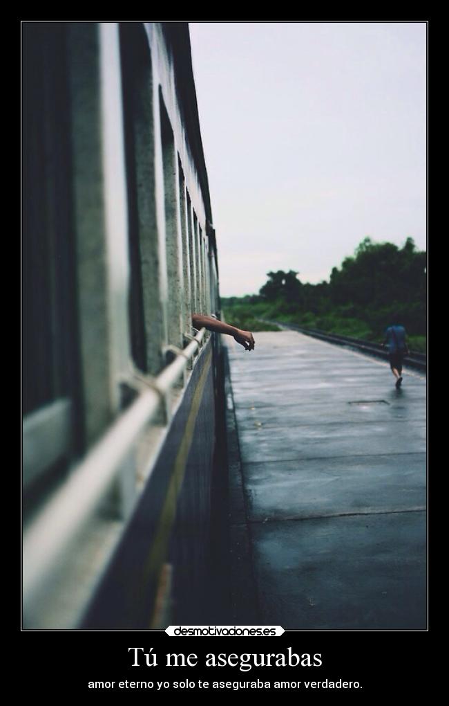 Tú me asegurabas -