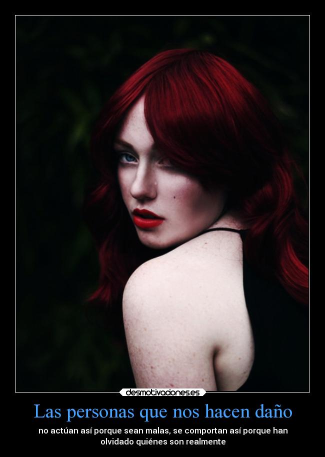 Las personas que nos hacen daño - 