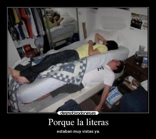 Porque la literas -