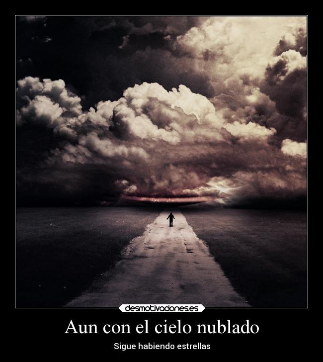 Resultado de imagen de El cielo está nublado