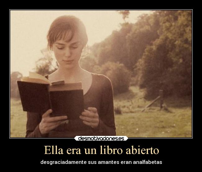 Ella era un libro abierto - 