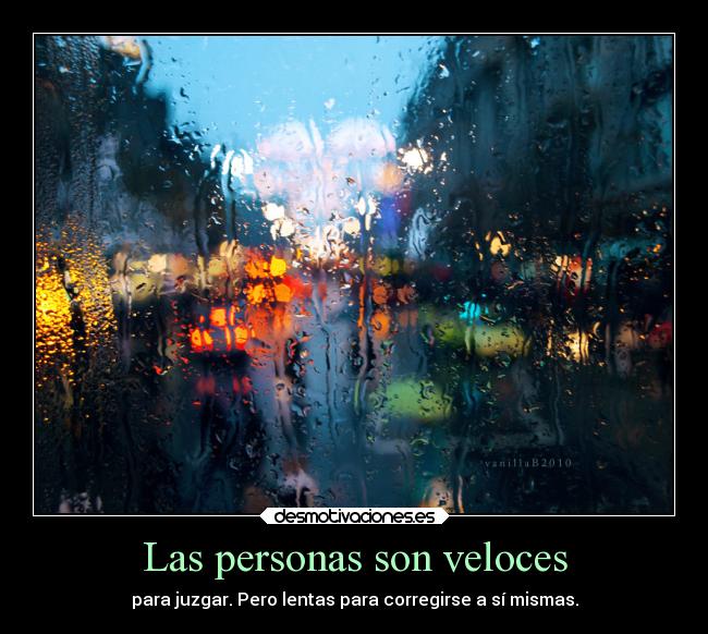 Las personas son veloces - 