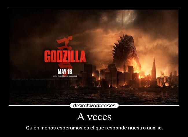 A veces - Quien menos esperamos es el que responde nuestro auxilio.