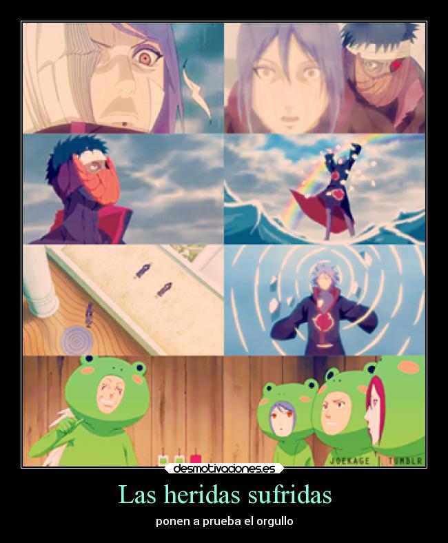 Las heridas sufridas - ponen a prueba el orgullo