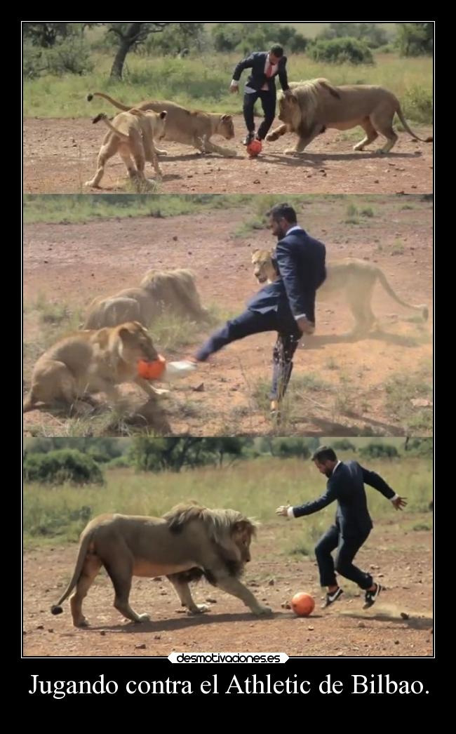 Jugando contra el Athletic de Bilbao. -
