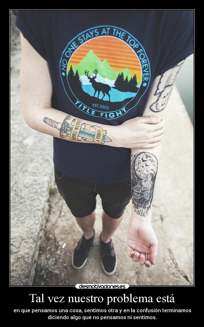 Tal vez nuestro problema está -