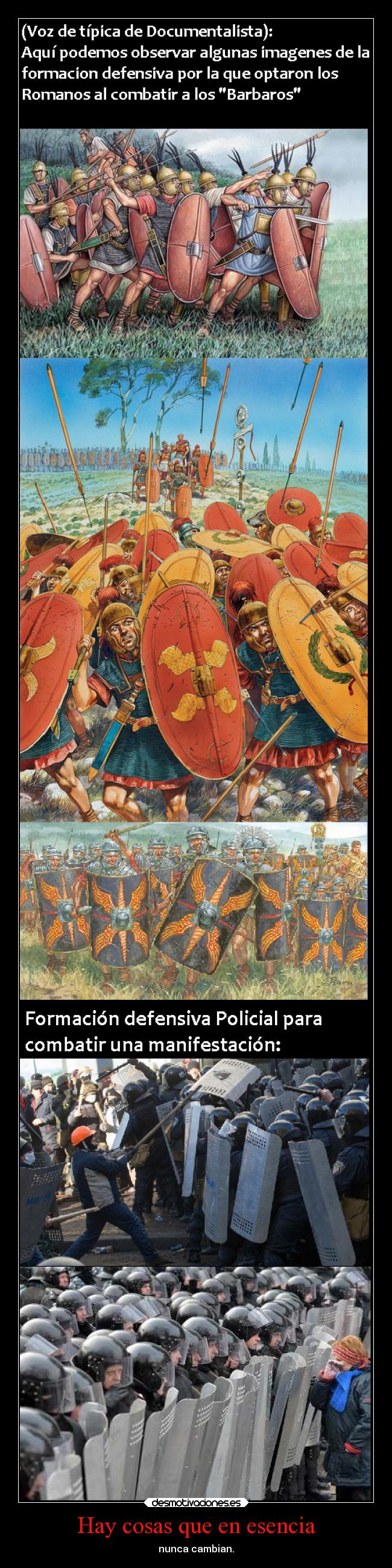 Hay cosas que en esencia -