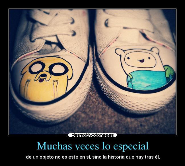 Muchas veces lo especial - 