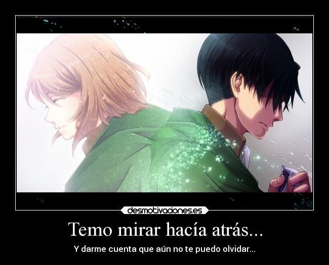 Temo mirar hacía atrás... - 